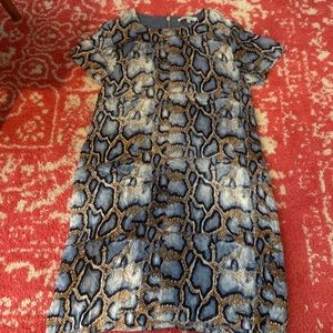 casual snakeskin dress